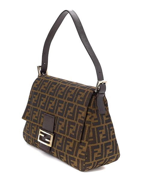 fendi zucca vintage pants|Fendi zucca canvas shoulder bag.